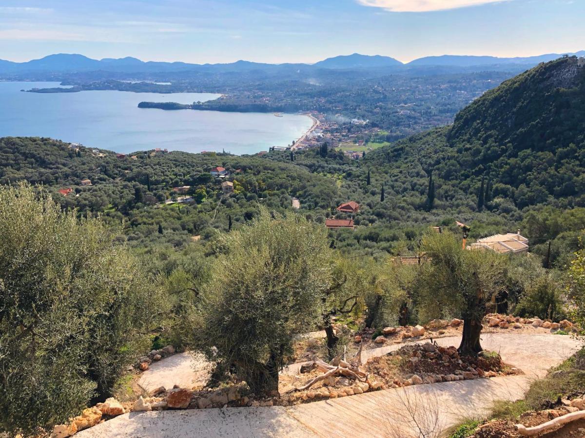 House Sienna Of Villa Intaba Best Views Corfiot Riviera Corfu Island Greece Contemporary Design Pool With Spectacular Sea Views Close To Ipsos Beach Pyrgi  Exterior foto