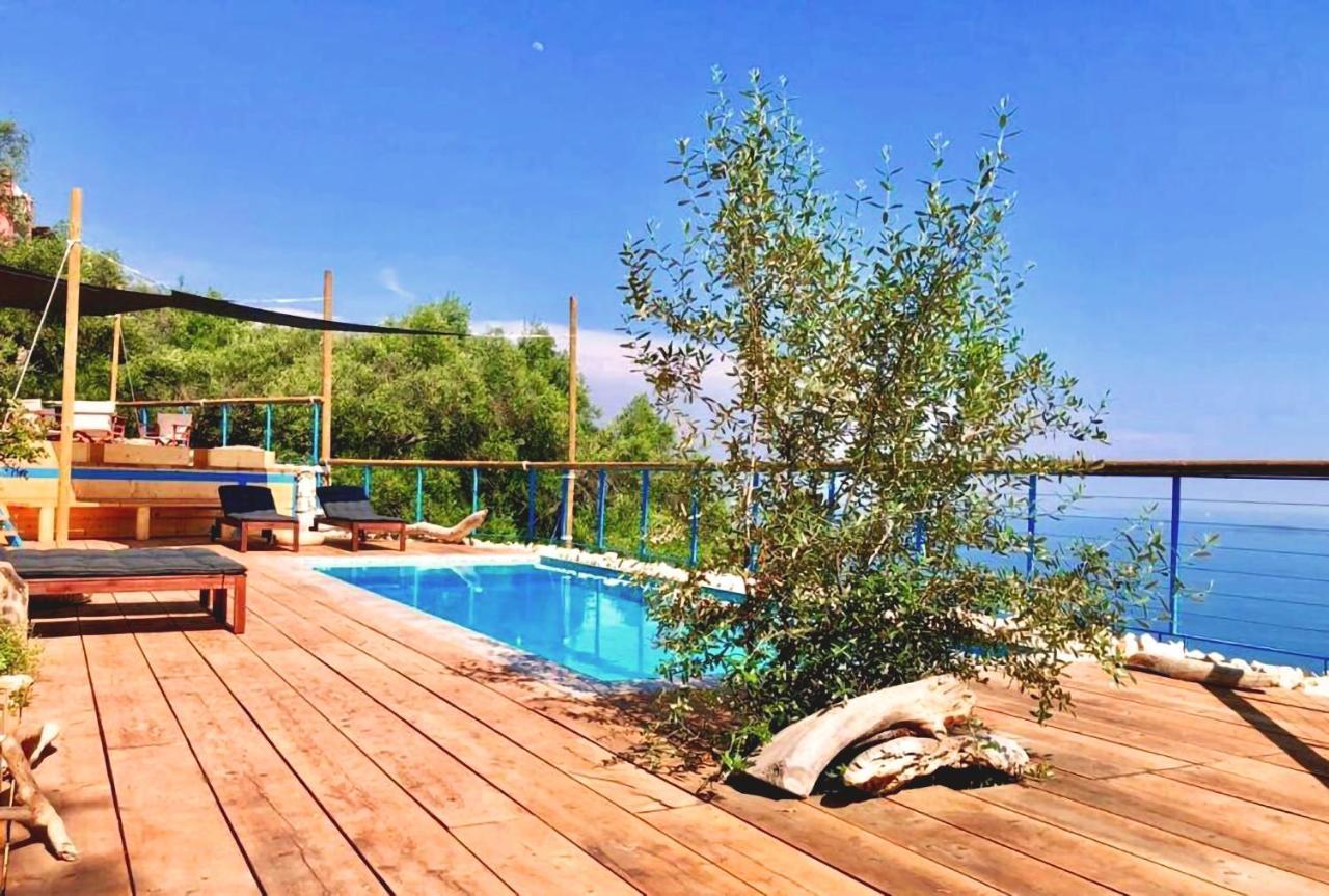 House Sienna Of Villa Intaba Best Views Corfiot Riviera Corfu Island Greece Contemporary Design Pool With Spectacular Sea Views Close To Ipsos Beach Pyrgi  Exterior foto